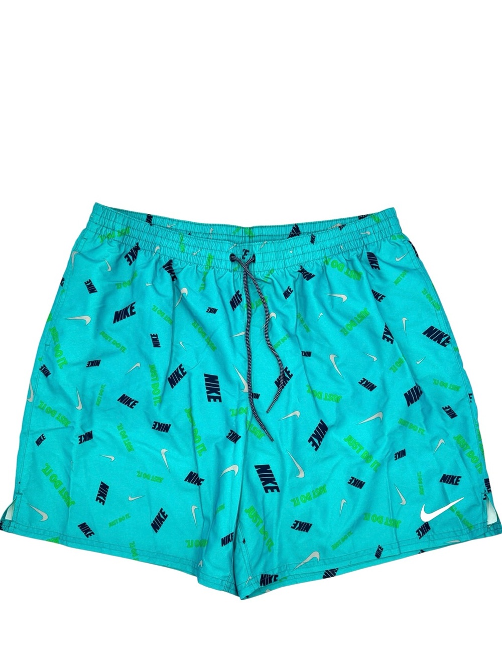 NWT Nike Swim Men’s 7” Volley Swim Trunks ‘Just Do It’ Print XXL